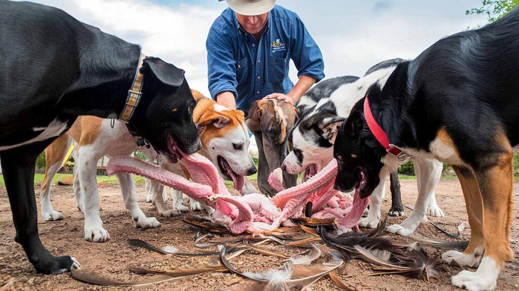 Feeding Turkey Necks to Dogs