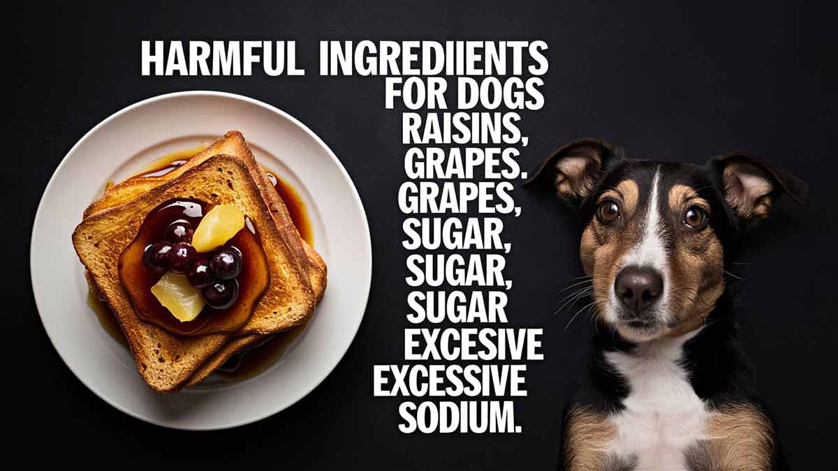 Harmful Ingredients in French Toast for Dogs